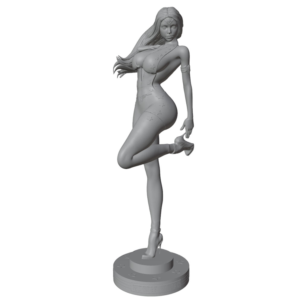Resin Art Table Top - Patung Miniatur Resin Skala 1/24, 75mm,