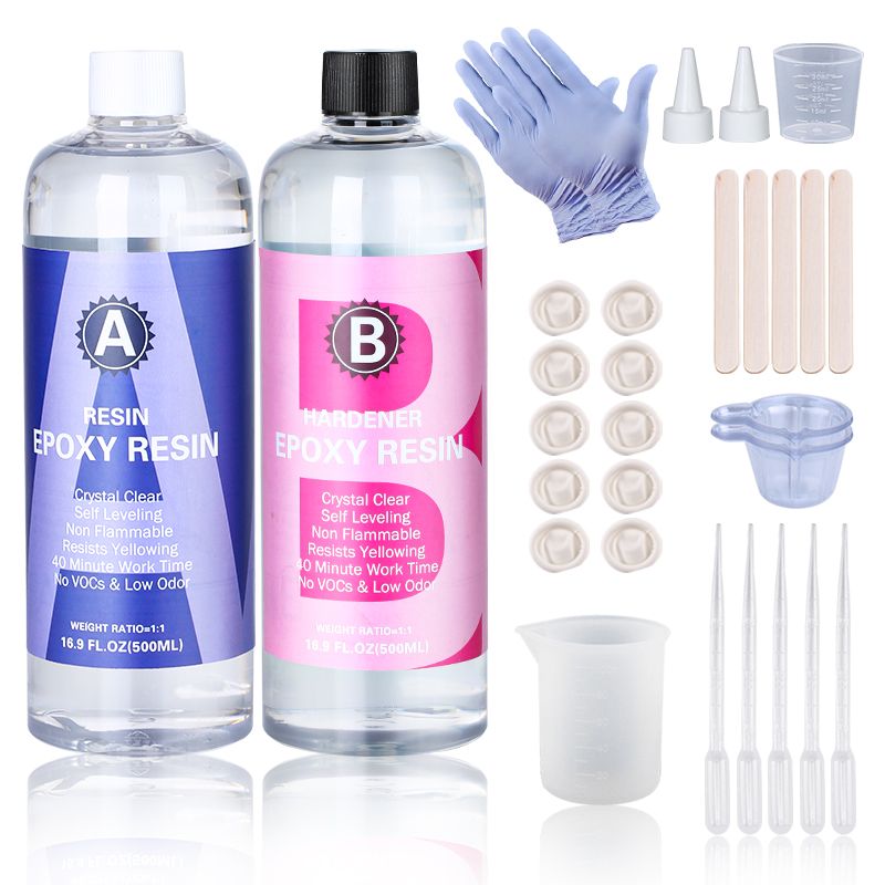 Resin Art Ratio - Kit Resin Epoksi Sejernih Kristal Resin