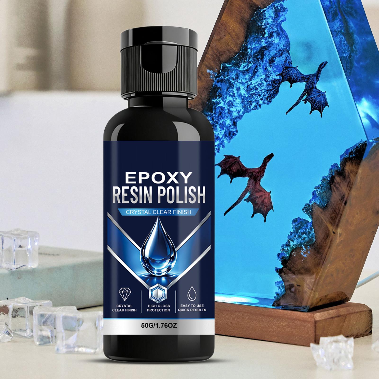 Resin Art Table Top - Cairan Pemoles Meja Resin Epoksi, Pemulih