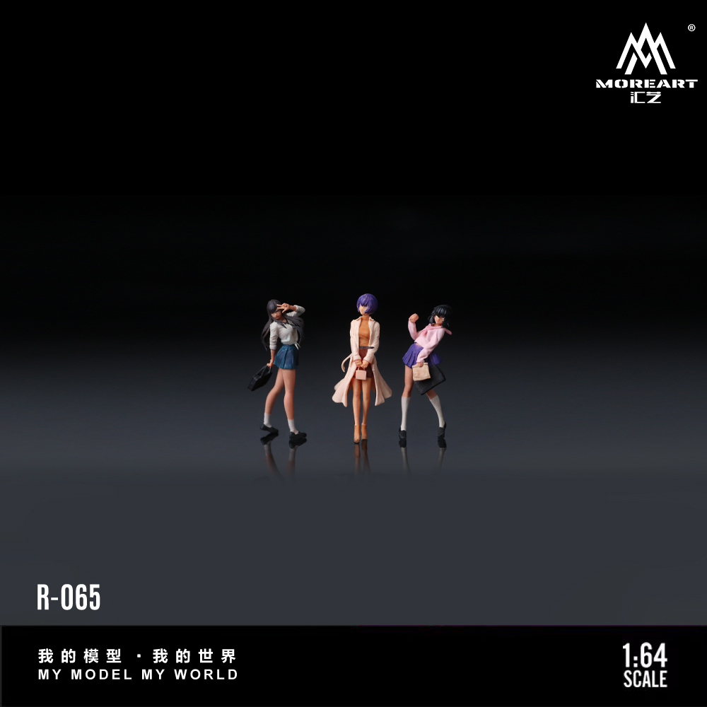 Resin Art Resin - Lebih Banyak Art 1:64 Dynamic Girl