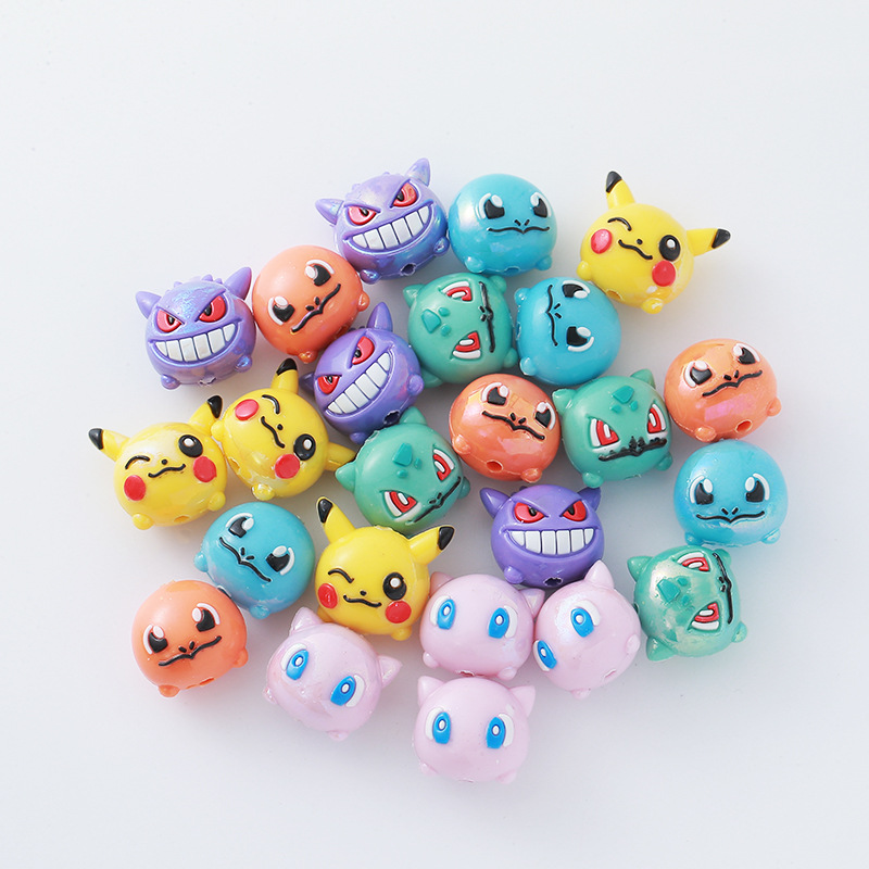 12 Buah Manik Pokémon DIY Tali - Resin Art Toys ulasan dan harga