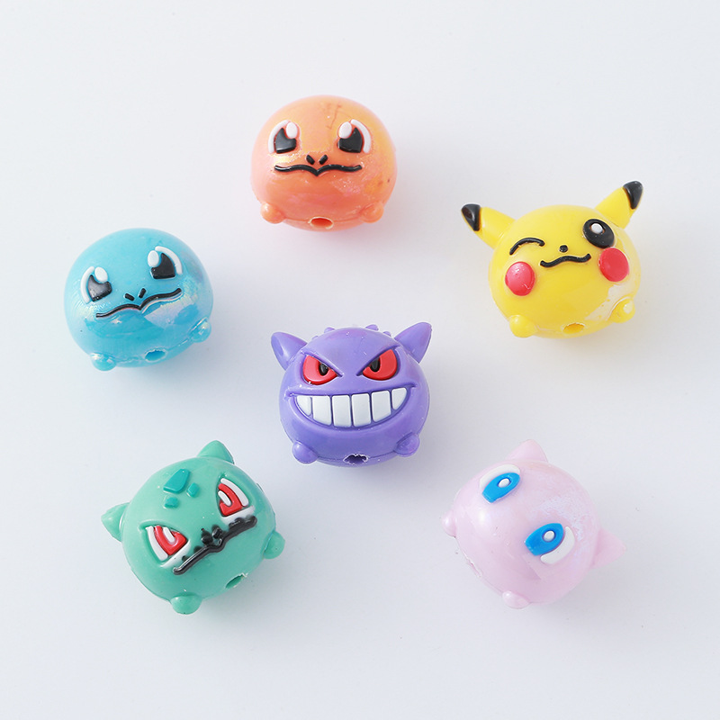 12 Buah Manik Pokémon DIY Tali - Resin Art Toys ulasan dan harga