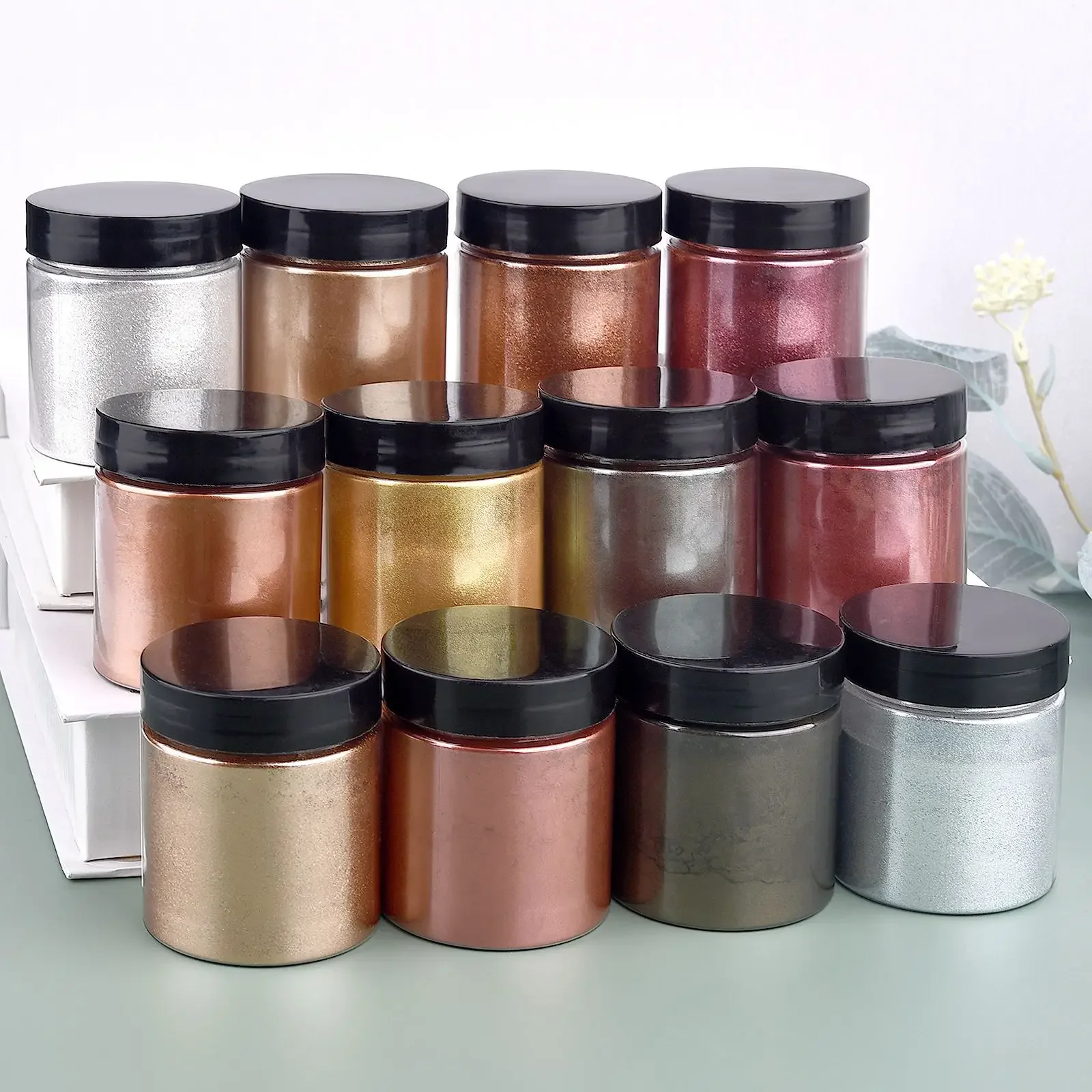 50G/Botol Bubuk Glitter Metali - Glitter Powder Resin ulasan dan harga