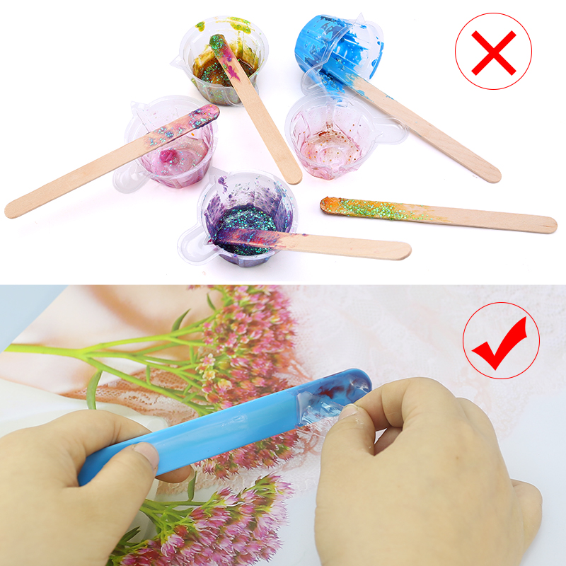 Tongkat pengaduk silikon dapat - Glitter Powder Resin ulasan dan harga