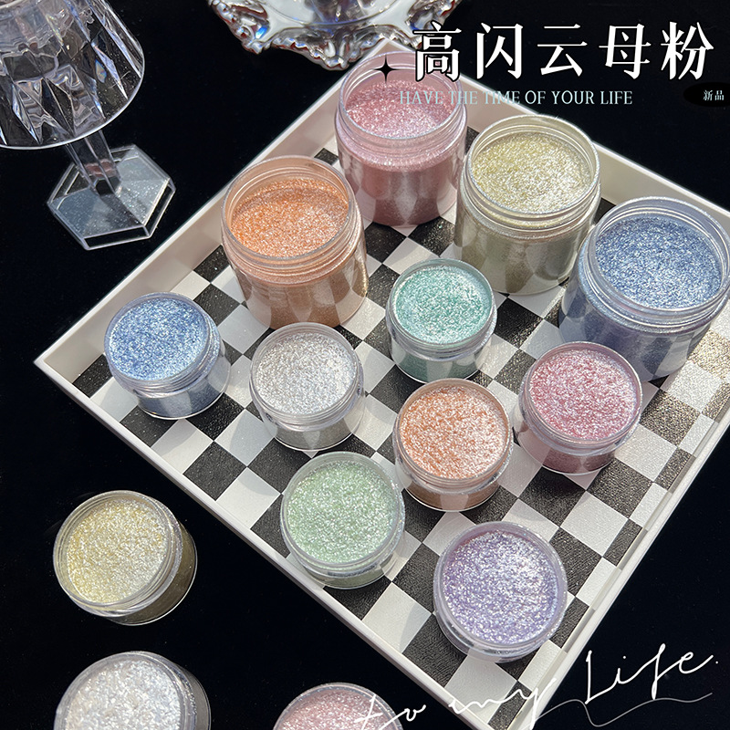 Bubuk Mika Glitter Berlian Mer - Glitter Powder Resin ulasan dan harga