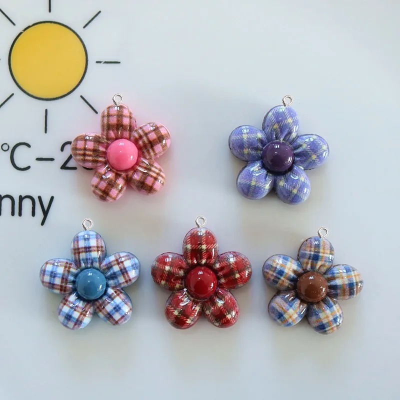 10Pcs Liontin Resin Bunga Mani - Resin Art Resin ulasan dan harga