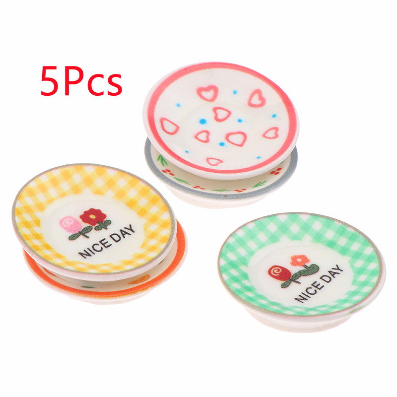 5 Buah 1/12 Rumah Boneka Mini  - Resin Art Toys ulasan dan harga