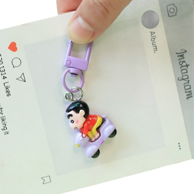 Gantungan Kunci Crayon Shin-ch - Resin Art Toys ulasan dan harga