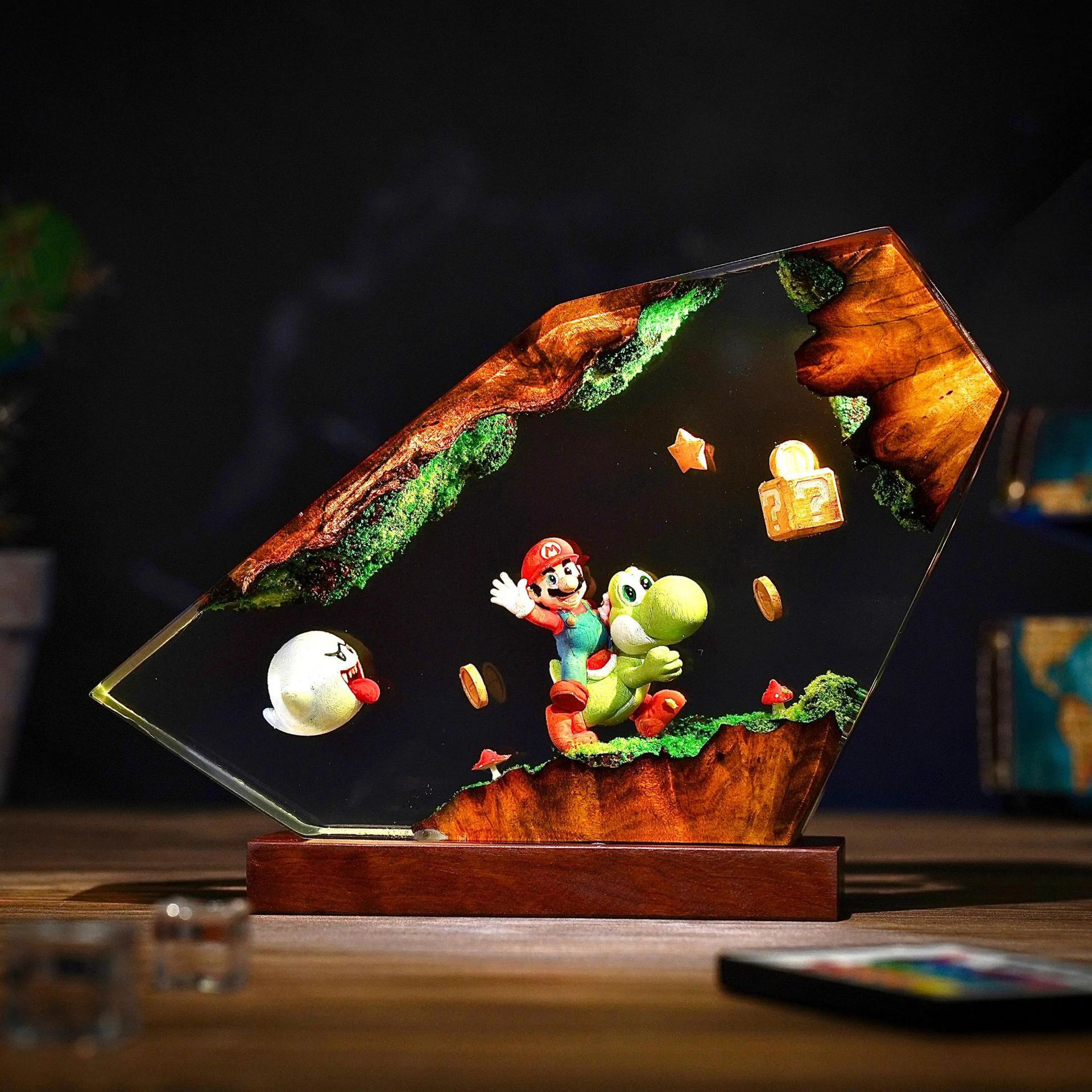 Lampu Resin Meja Figur Kartun  - Resin Art Resin ulasan dan harga
