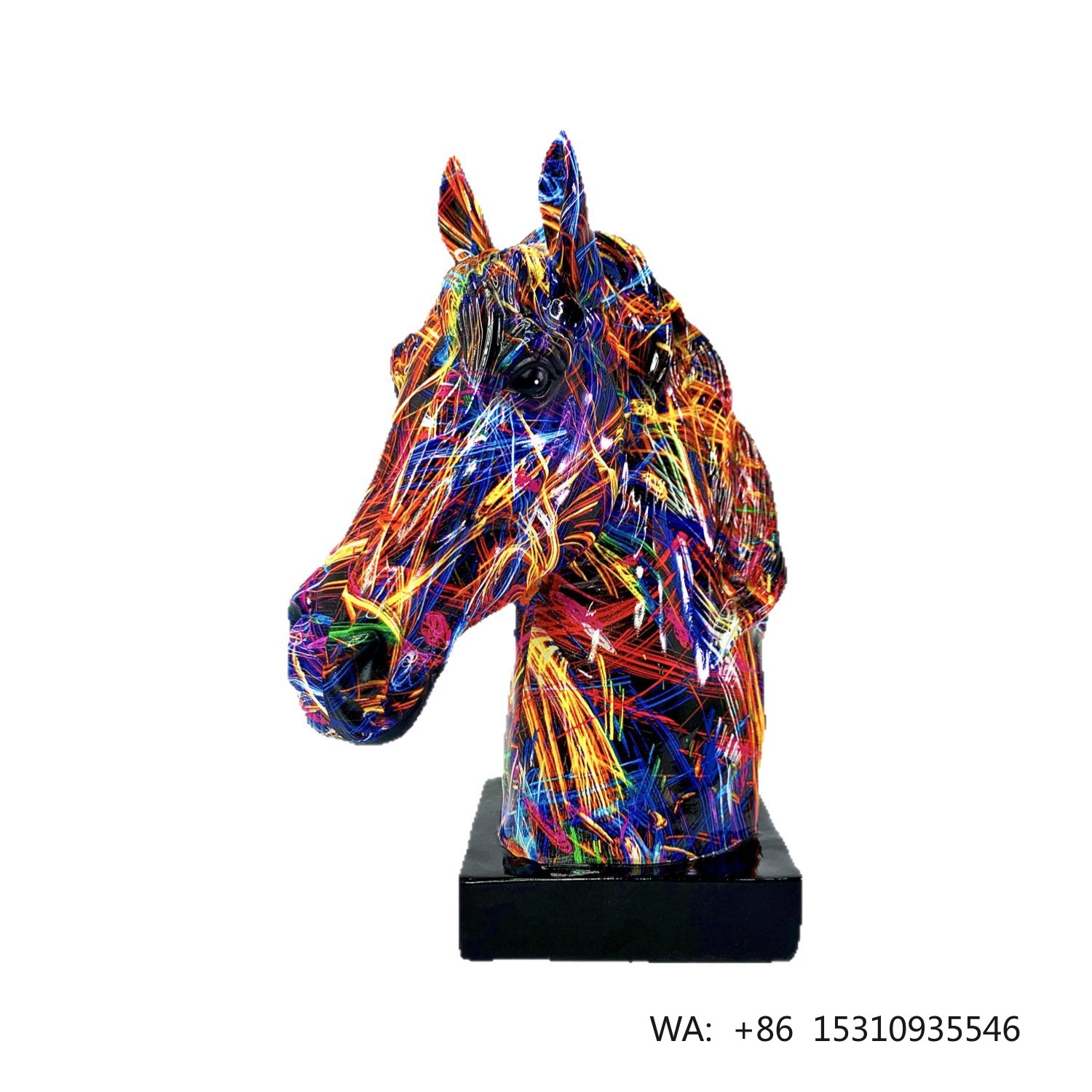 Ornamen Kepala Kuda Resin Krea - Resin Art Resin ulasan dan harga