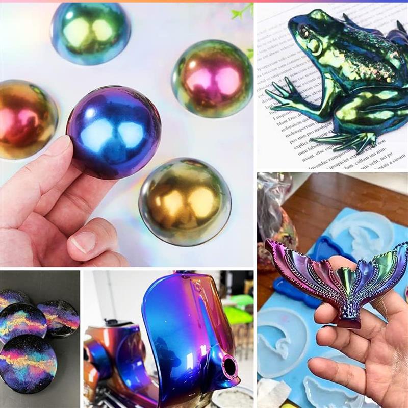 3g cermin bunglon Resin pigmen - Glitter Powder Resin ulasan dan harga