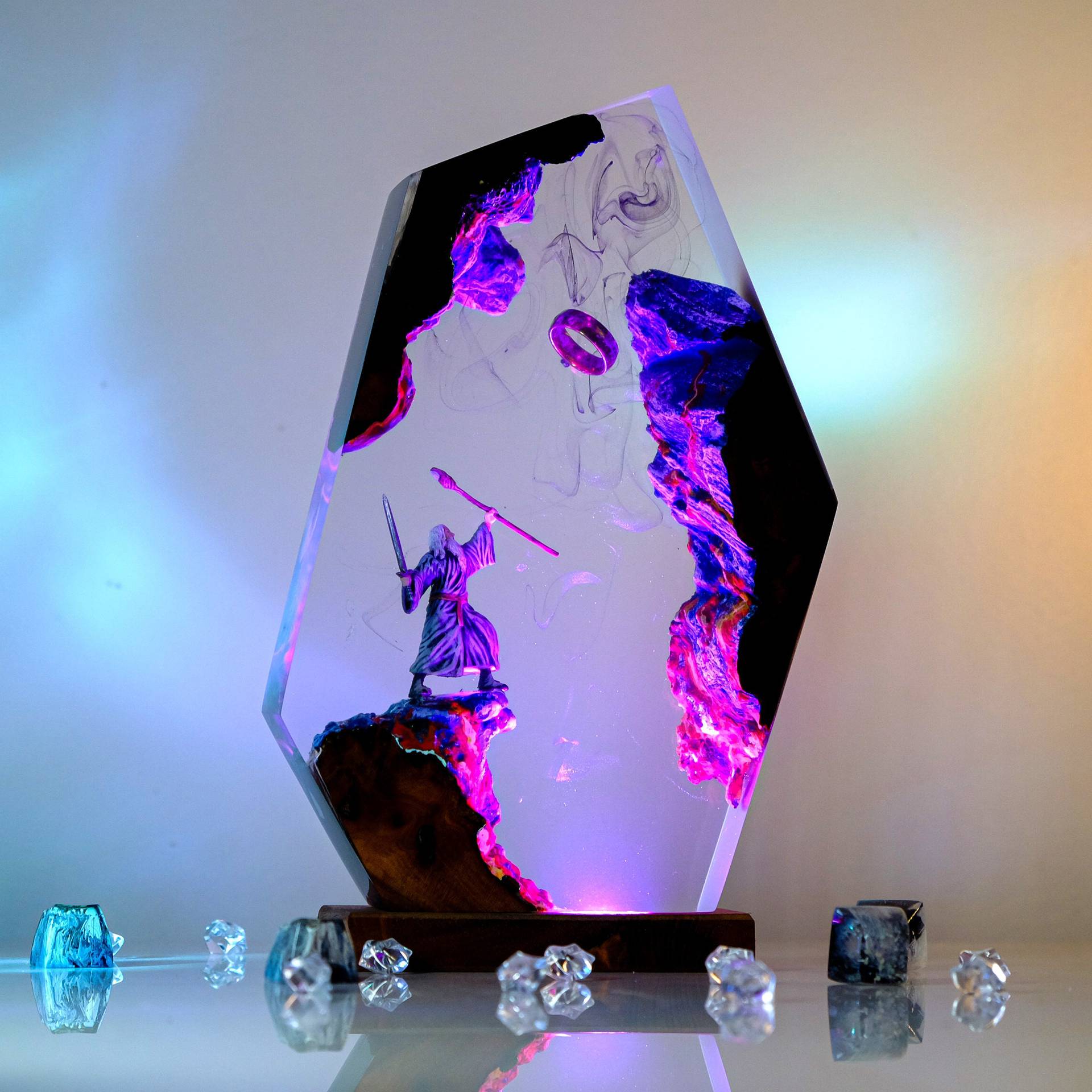 Lampu Resin Figur Adegan Film  - Resin Art Toys ulasan dan harga