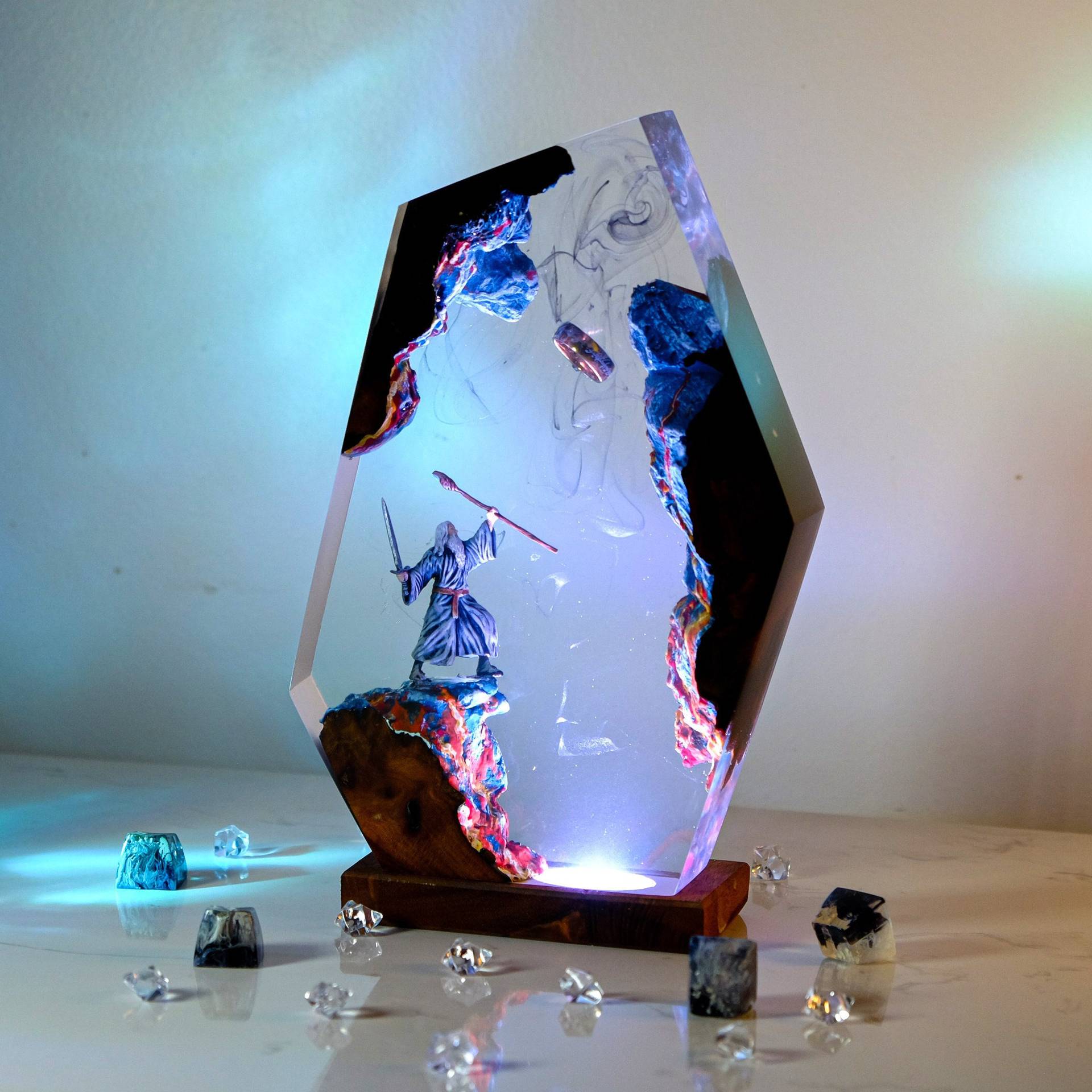 Lampu Resin Figur Adegan Film  - Resin Art Toys ulasan dan harga