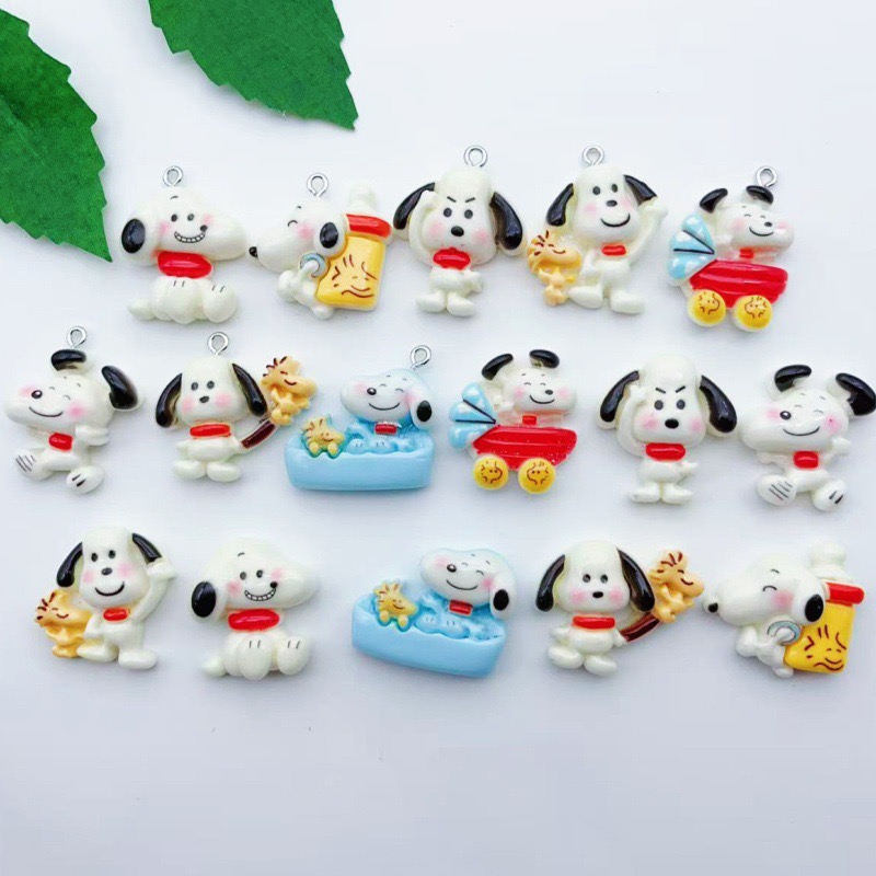 12 buah liontin anjing kartun  - Resin Art Diy Kit ulasan dan harga