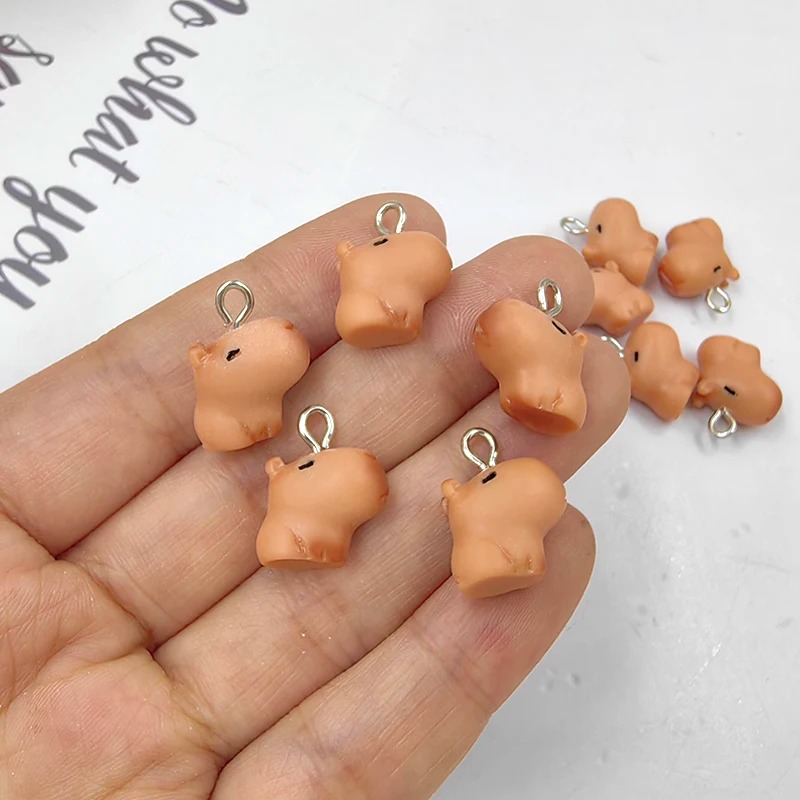 10pcs Gantungan Kunci Capybara - Resin Art Diy Kit ulasan dan harga