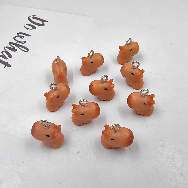 10pcs Gantungan Kunci Capybara - Resin Art Diy Kit ulasan dan harga