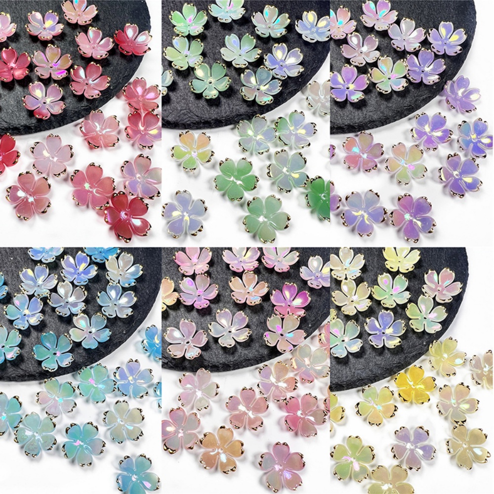 50pcs/lot 19mm Manik-manik Bun - Resin Art Diy Kit ulasan dan harga