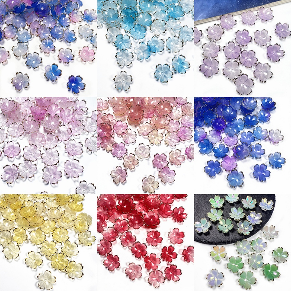 50pcs/lot 19mm Manik-manik Bun - Resin Art Diy Kit ulasan dan harga