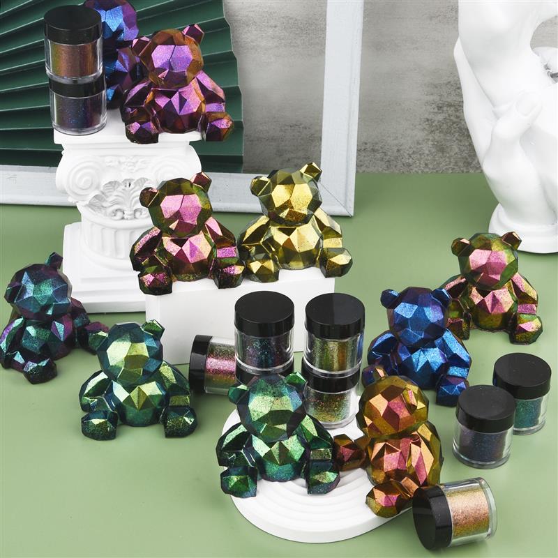 Cermin Dandelion Resin Pigmen  - Glitter Powder Resin ulasan dan harga