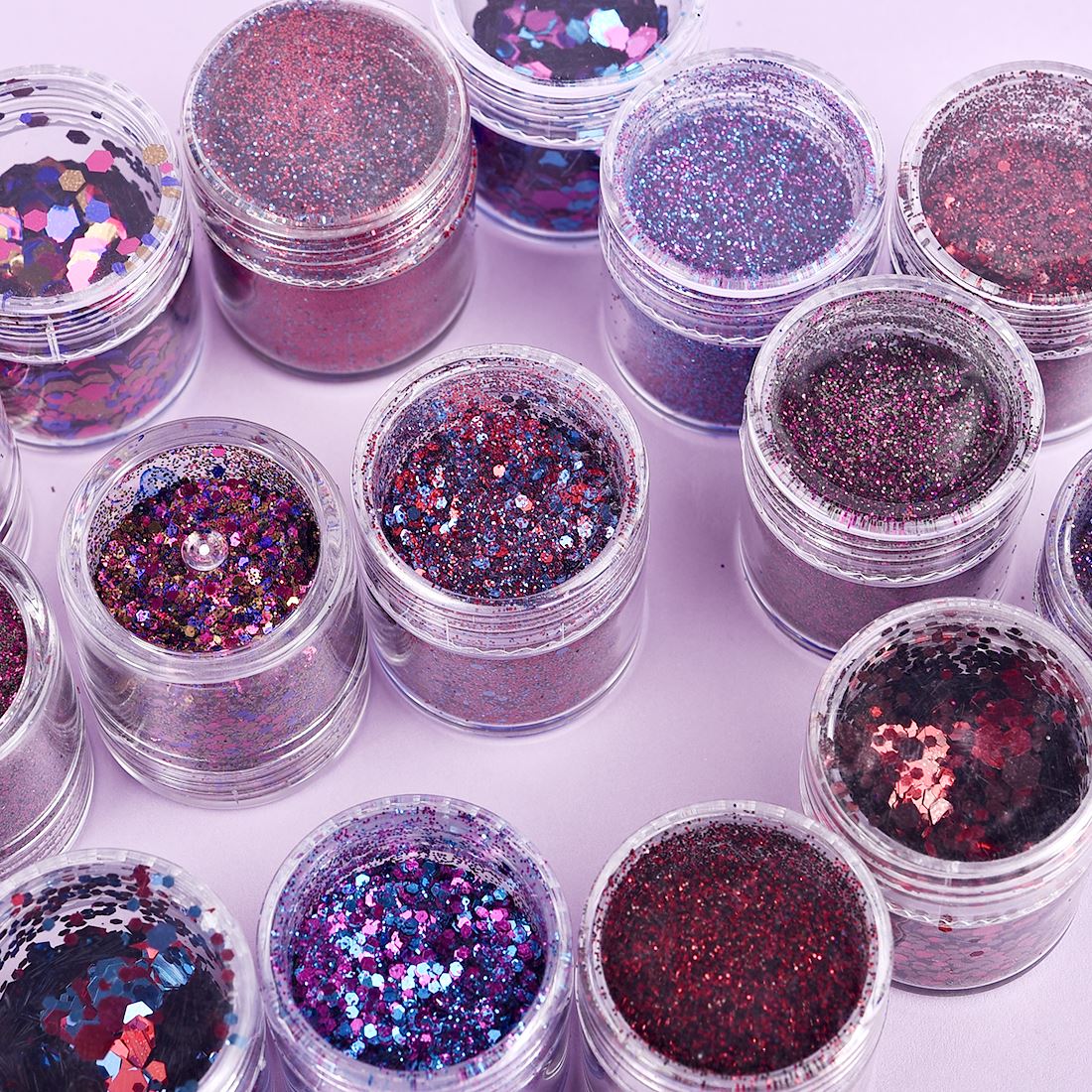 4/5 botol Bubuk Glitter Impian - Glitter Powder Resin ulasan dan harga