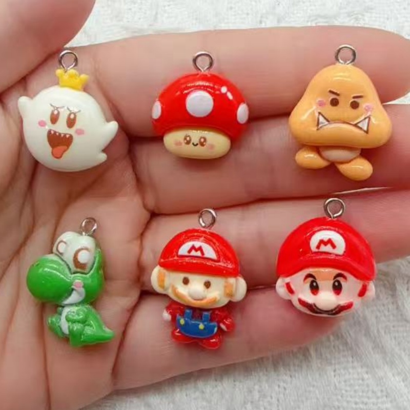 10 buah liontin kartun resin,  - Resin Art Diy Kit ulasan dan harga