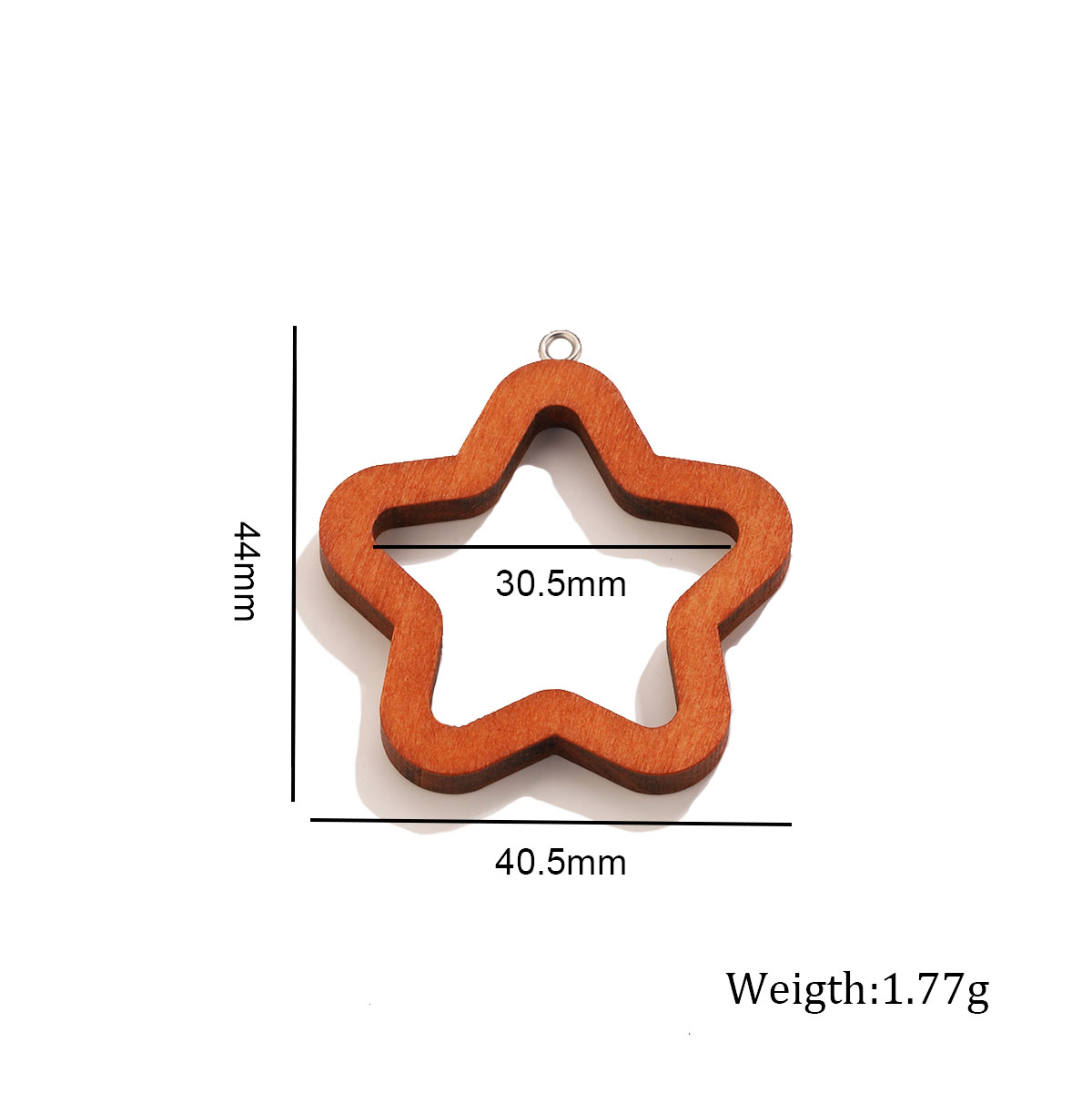 10 Buah Jimat Geometris Kayu S - Resin Art Diy Kit ulasan dan harga